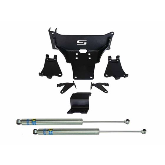 Dual Steering Stabilizer Kit-w/ Bilstein Shocks-05-22 F250/350 4WD-No Lift Req (92742) 1