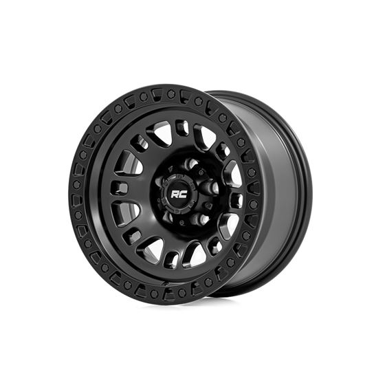 82 Series Wheel One-Piece Semi Gloss Black 17x9 5x5.0 -12mm (82170918) 1