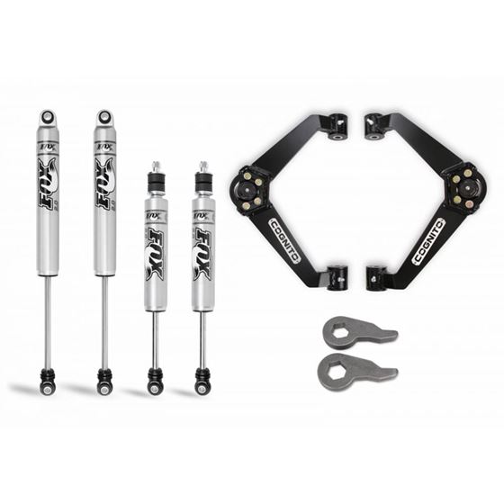 3-Inch Performance Leveling Kit With Fox PS 2.0 IFP Shocks 1