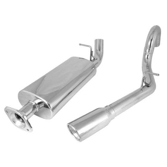  Cat Back Exhaust System, Stainless Steel ; 00-06 Jeep Wrangler Tj