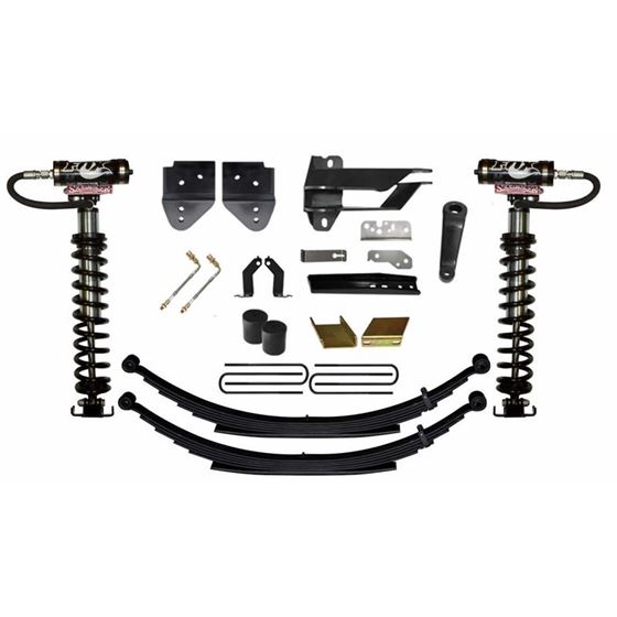 Suspension Lift Kit wShock 6 Inch Lift Incl Front Coil Over Shocks Track BarRadius ArmSteering StabR
