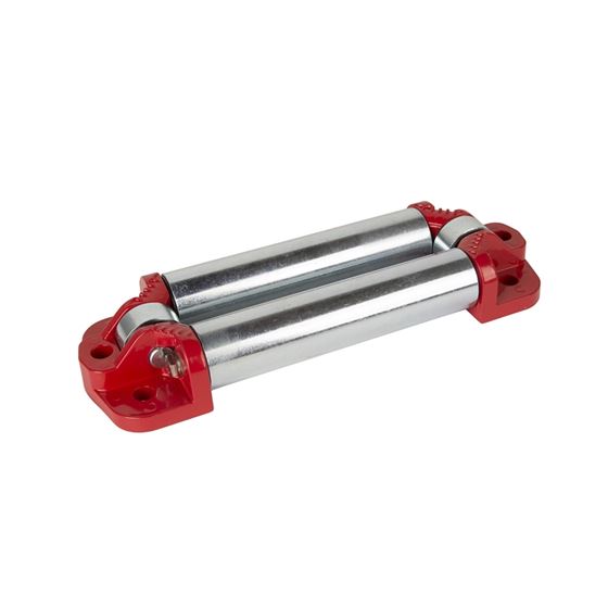 Winch Fairlead Roller 4-Way Red