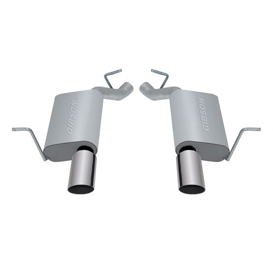 Axle Back Dual Exhaust System Stainless 1
