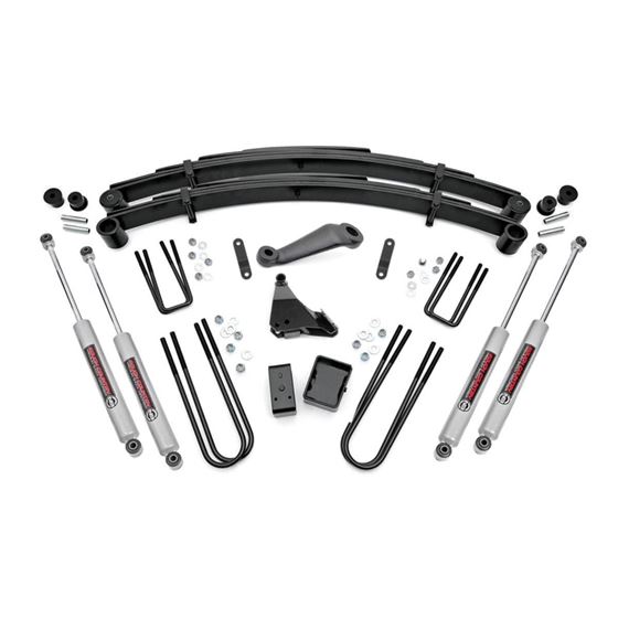 6 Inch Lift Kit Rear Blocks Ford F-250/F-350 Super Duty 4WD (1999-2004) (49630) 1