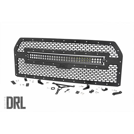 Mesh Grille 30" Dual Row LED Black Ser Ford F-150 2WD/4WD (2015-2017) (70193DRL) 1