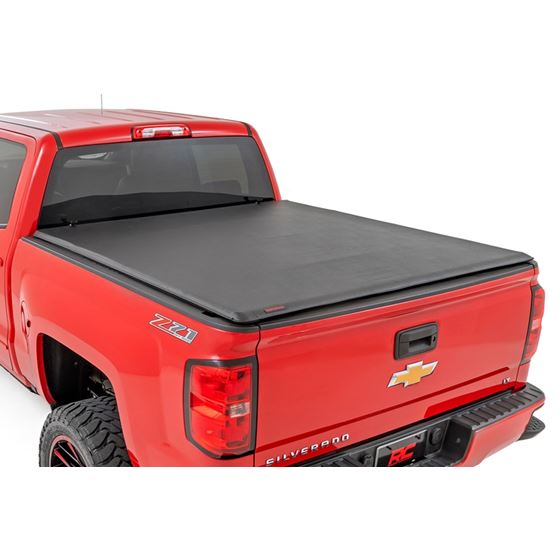 Soft Roll Up Bed Cover - 5'9" Bed - Chevy/GMC 1500 (14-18) (42119551) 1