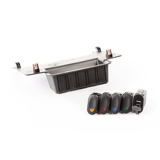 Switch Panel Kit Lower; 11-18 Jeep Wrangler JK/JKU