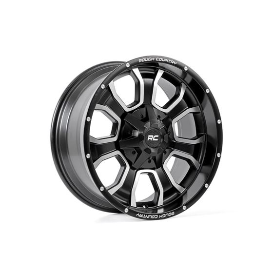 93 Series Wheel One-Piece Matte Black 20x10 8x6.5 -18mm (93201010) 1