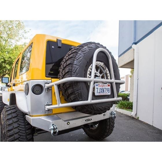 Jeep Rear Tire Carrier Swing Out 07Pres Wrangler JK JKU Aluminum Bare Kit 1