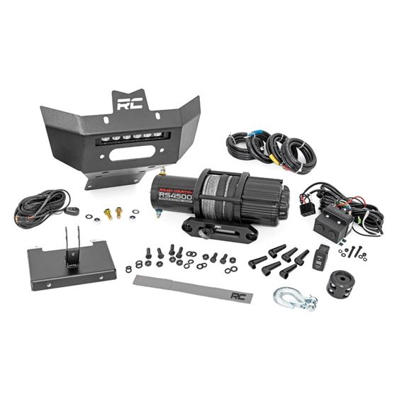 Winch Bumper 4500-Lb Winch Black Series LED 6" Light Can-Am Renegade (97071) 1