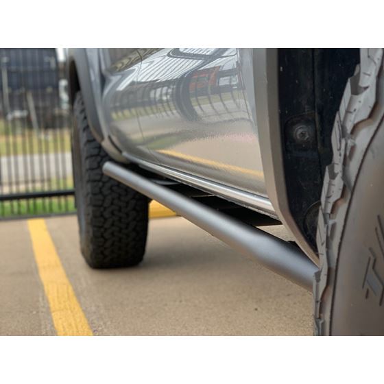 Trail Edition Rock Sliders Fits 24+ Tacoma - Double Cab Long Bed/Kick Out/Raw (CR4069) 1