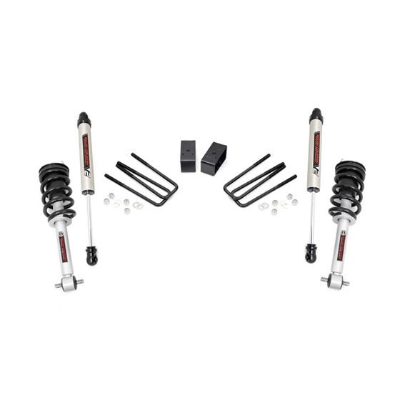 35 Inch Suspension Lift Kit N3 Struts and V2 Shocks 0713 SilveradoSierra 1500 2WD Cast Steel 1