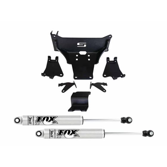 Dual Steering Stabilizer Kit-w/ Fox 2.0 Shocks-05-22 F250/350 4WD-No Lift Req (92743) 1