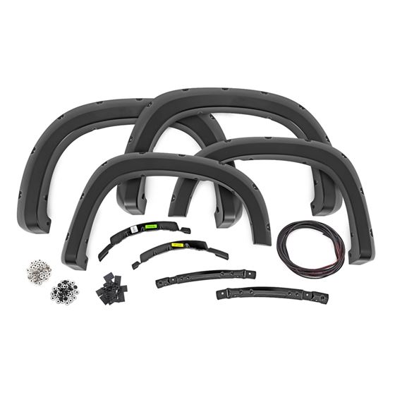 Pocket Fender Flares GB8 Mosaic Black Chevy Silverado 1500 2WD/4WD (2022-2024) (F-C12211-GB8) 1