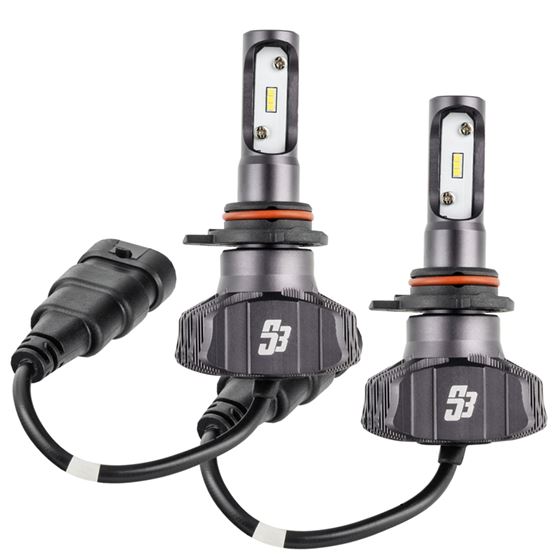 H1 S3 LED Headlight Bulb Conversion Kit 6000K 2