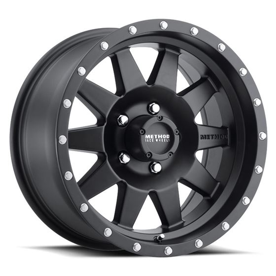 MR301 The Standard 17x8.5 0mm Offset 5x4.5 83mm Centerbore Matte Black 1