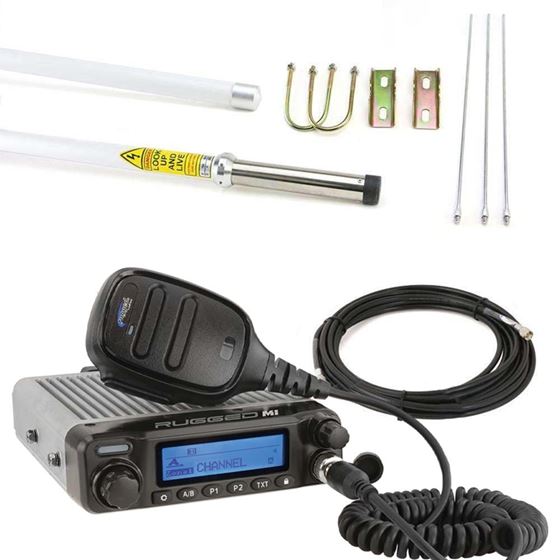 Base Camp - Digital M1 Mobile Radio with Fiberglass Antenna Kit 1