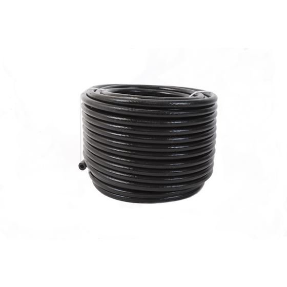 Hose Fuel PTFE Stainless Steel Braided Black Jacketed AN-06 x 4'. (15321) 1