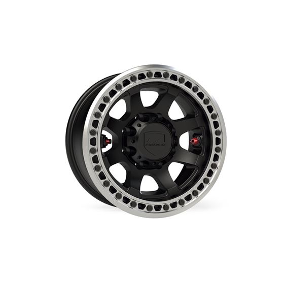 Olympus Beadlock Off-Road Wheel 8x6.5 Inch -12mm - Metallic Black 1