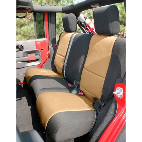 Neoprene Rear Seat Cover; 07-16 Jeep Wrangler JKU