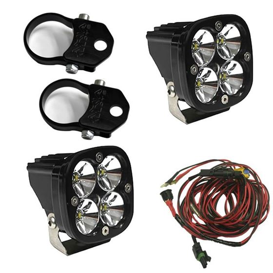 LED Light Pods Kit W/Vertical Mounts 2.00 Inch Harness Squadron Pro 1