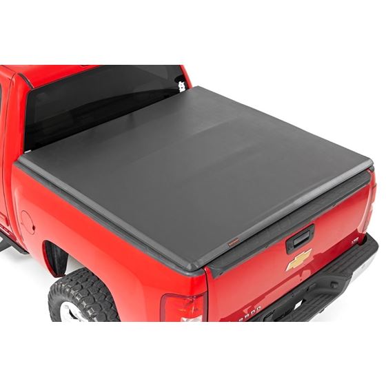 Soft Tri-Fold Bed Cover 6'7" Bed Chevy/GMC 1500/2500HD/3500HD (07-14) (41207650) 1