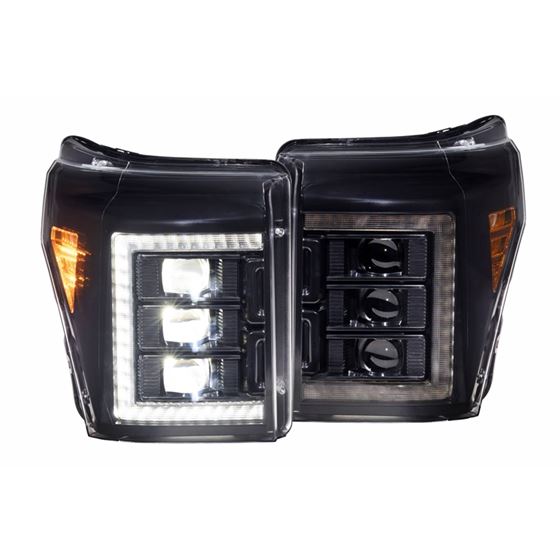 XB LED Headlights: Ford Super Duty (11-16) (Pair / White DRL) (LF505-ASM) 1