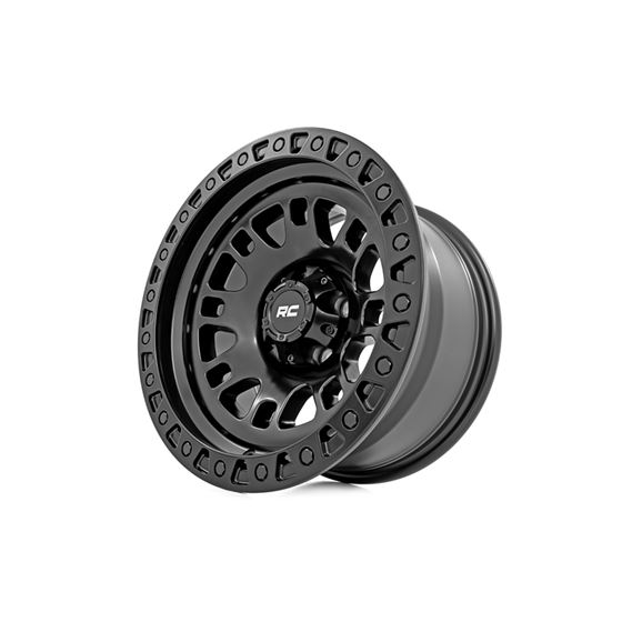 82 Series Wheel One-Piece Semi Gloss Black 15x8 5x4.5 -19mm (82151813) 3