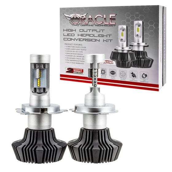 ORACLE H4 4000 Lumen LED Headlight Bulbs (Pair) 2