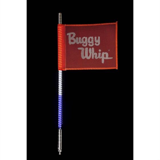 Buggy Whip 4ft LED Whip Quick Release Red White Blue 1