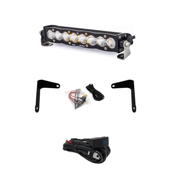 Can-Am X3 Shock Mount Kit w/10 Inch S8 Light Bar Clear (447037) 1