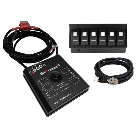 SourceLT w Amber LED Switch Panel for 20122017 Toyota Tundra sPod 1