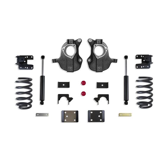 LOWERING KIT W/ SINGLE CAB COILS - 4"/6" DROP HEIGHT (KC331546-8)