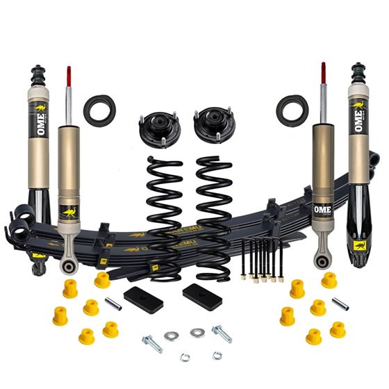 MT64 Heavy Suspension Kit with Front and Rear MT64 Shocks and Struts Front Coil Springs Rear Leaf Sp