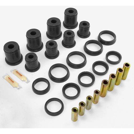 Control Arm Bushing Kit Front Black; 97-06 Jeep Wrangler TJ