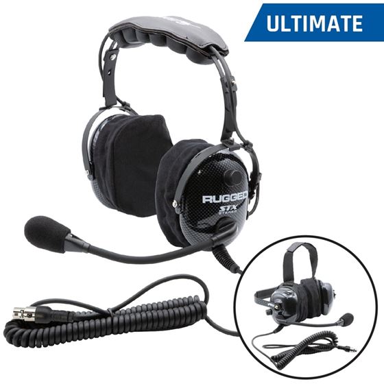 ULTIMATE HEADSET for STEREO and OFFROAD Intercoms - Over The Head or Behind The Head 1