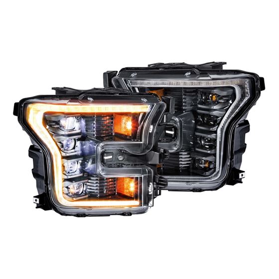 XB LED Headlights: Ford F150 (15-17) (Pair / ASM / Amber DRL) (Gen 2) (LF502-A.2-ASM) 1