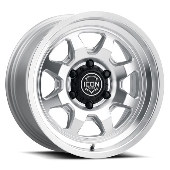 Nuevo Silver Machined 17 x 8.5 5 X 4.5 0mm Offset 4.75" BS (8117856547SM) 1