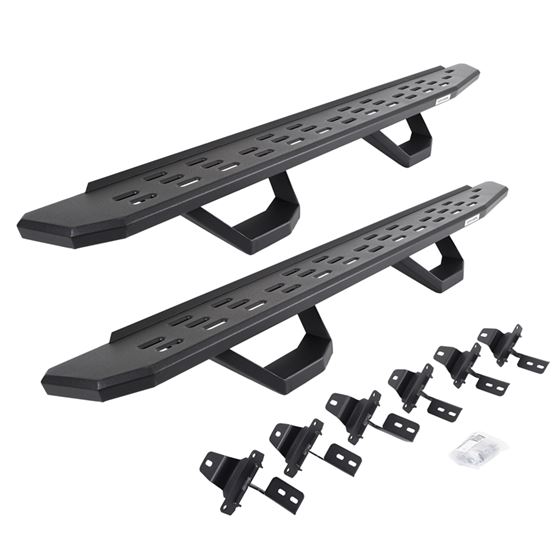 RB30 Running Boards with Mounting Brackets 2 Pairs Drop Steps Kit (6965067320T) 1