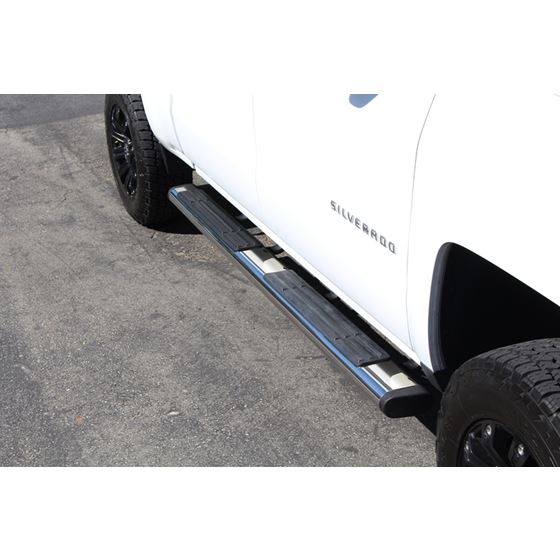 Go Rhino 6" OE Xtreme Stainless SideSteps Kit - 80" Long + 4 Brackets Per Side (Gas Only)