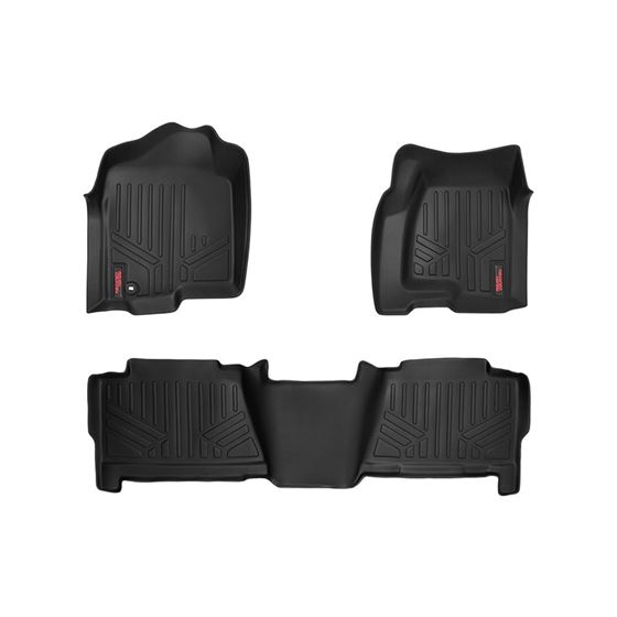 Floor Mats FR and RR Crew Cab Chevy/GMC 1500 (99-06 and Classic) (M-29913) 1