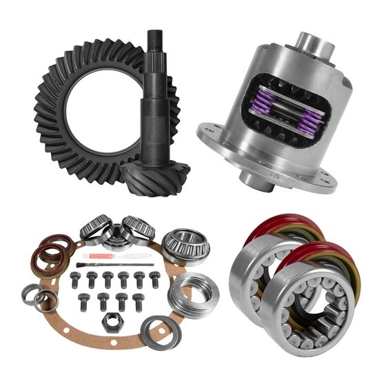 8.6" GM 3.73 Rear Ring and Pinion Install Kit 30spl Posi Axle Bearings and Seals 1