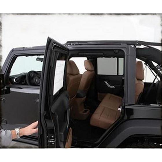 O.E. Style Door Surrounds 07-18 Jeep Wrangler JK 2 Door (91405) 1