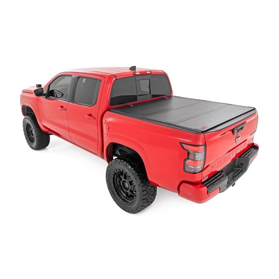 Hard Tri-Fold Flip Up Bed Cover 5' Bed Nissan Frontier 2WD/4WD (22-24) (49520551) 3