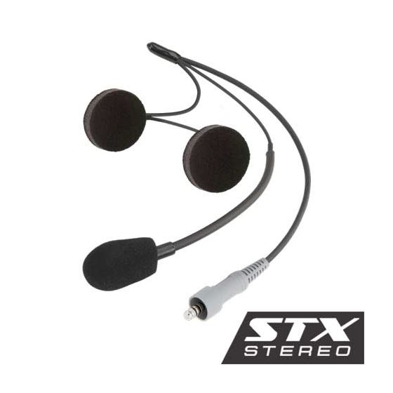 STX STEREO Wired Helmet Kit with Alpha Audio Speakers and Mic 1