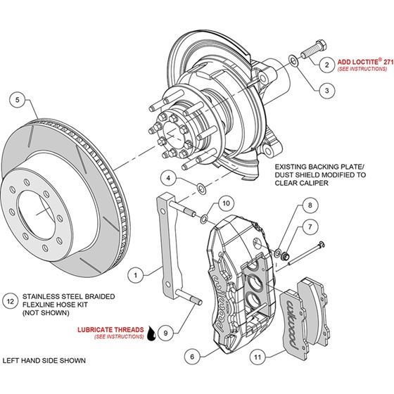 TX6R Big Brake Truck Rear Brake Kit 3