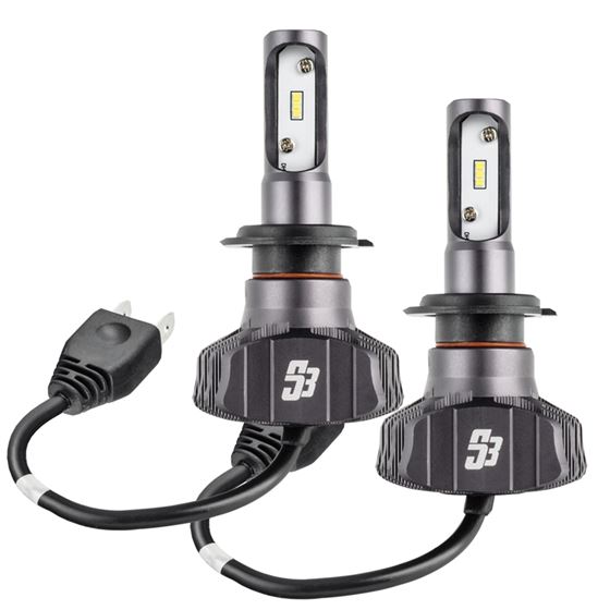 H7 S3 LED Headlight Bulb Conversion Kit 6000K 2