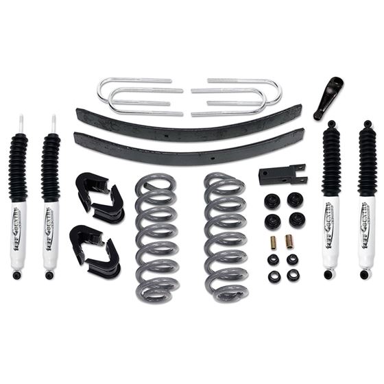 4 Inch Lift Kit 7379 Ford F1507879 Ford Bronco w SX8000 Shocks Fits Models with 3 Inch wide Rear Spr