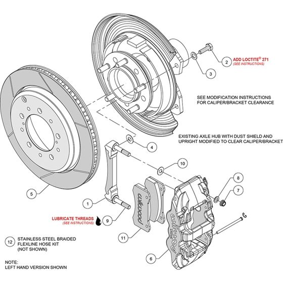 AERO4 Big Brake Truck Rear Brake Kit 3