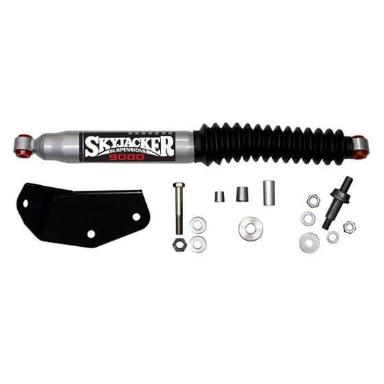 Steering Stabilizer Single Kit For Use w4 Inch Lift Silver wBlack Boot Skyjacker 1